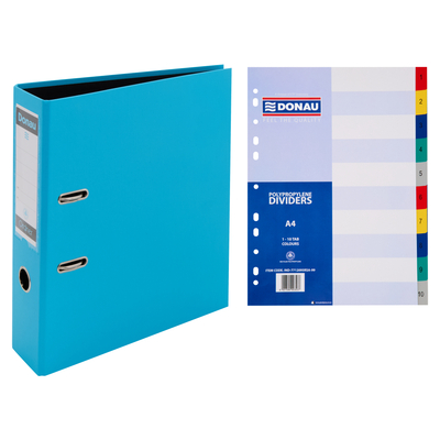 Donau Skyblue A4 Lever Arch File & Divider | Smart Price Specials | PnP ...