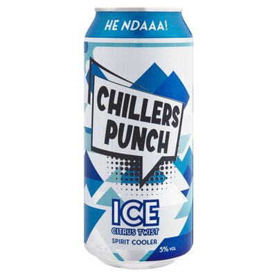 Chillers Punch Caribbean Chaos Tropical Flavoured Spirit Cooler 6 X 