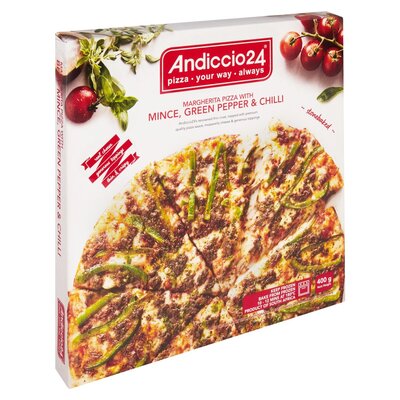 Andiccio24 Margherita With Mince, Green Pepper & Chilli 400g | PnP
