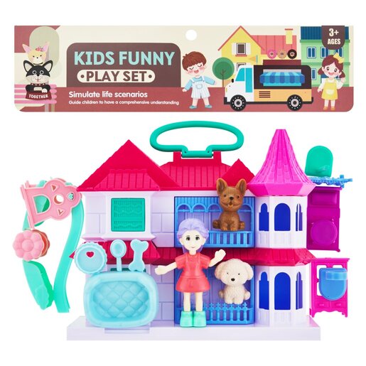 Mini Dollhouse Playset In Poly Bag | PnP