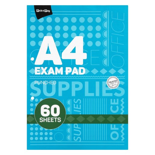 PnP A4 Exam Pad 60 Sheets PnP