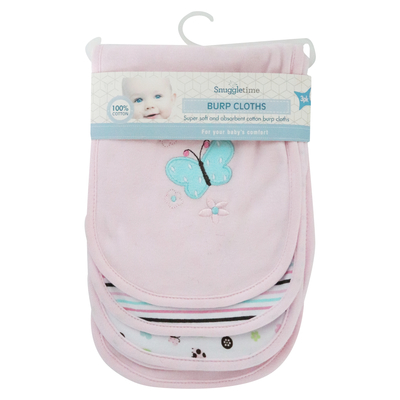 Snuggletime Burp Cloth Assorted 2 Pack | PnP