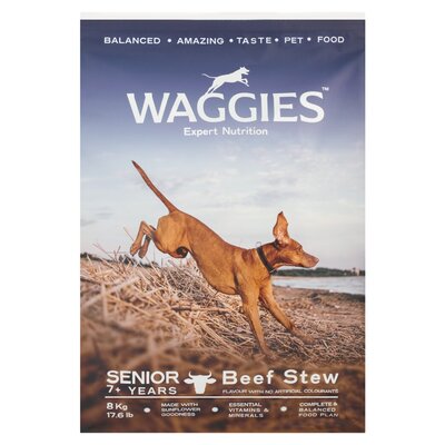 Waggies Senior Beef Stew 8kg
