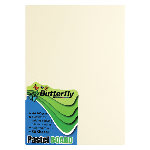 Butterfly A4 Pastel Board Mix 100 Sheets Smart Price Specials PnP Home