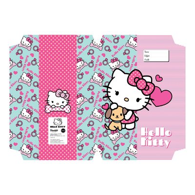 Hello Kitty Precut Book Covers 5 Pack