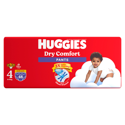 Huggies Dry Comfort Pants S5 44 Jumbo Pack | PnP