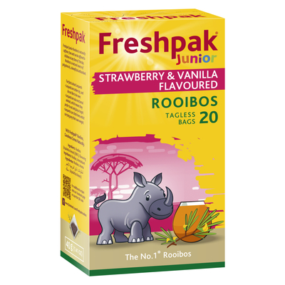 Freshpak Junior Tea Bags Strawberry Vanilla 20 Pack | PnP