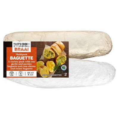 PnP Let's Cook Braai Baguette Multi Pack 480g