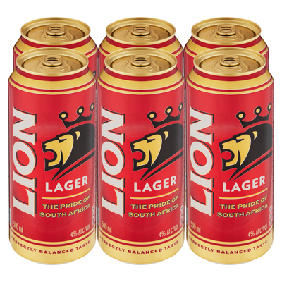 Lion Lager Beer 6 x 500ml | Smart Price Specials | PnP Home