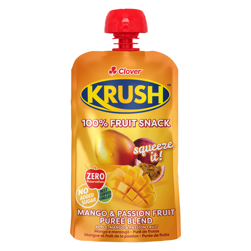 Clover Krush Mango & Passion Fruit Puree Blend 6 x 110ml | PnP