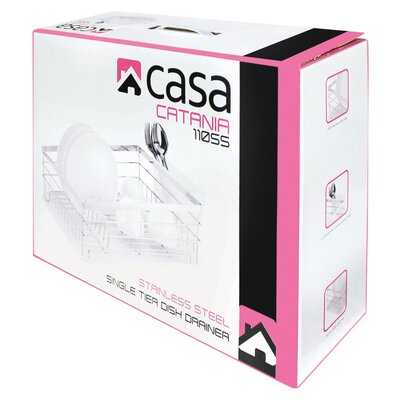 Casa Red Dish Drainer | PnP