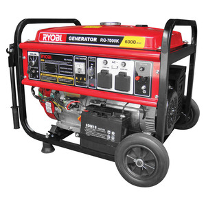 Ryobi 6.5 kVA Key Start Generator