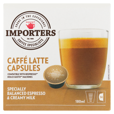 Importers Specially Balanced Espresso & Creamy Milk Caffee Latte