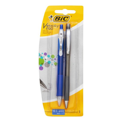 BIC Velocity Pro Pen & Pencil 2 Pack PnP