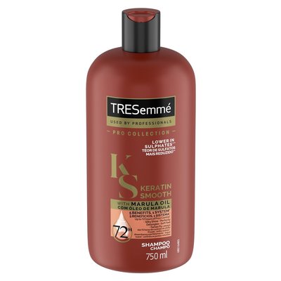 Tresemmé Keratin Smooth Frizz Control Lower Sulphate Shampoo 750ml ...