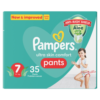 Pampers Pants Size 7, 35 Nappies