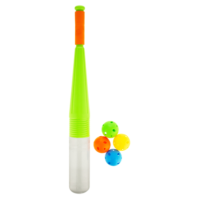 Zzoom Plastic Baseball & Bat Set | PnP
