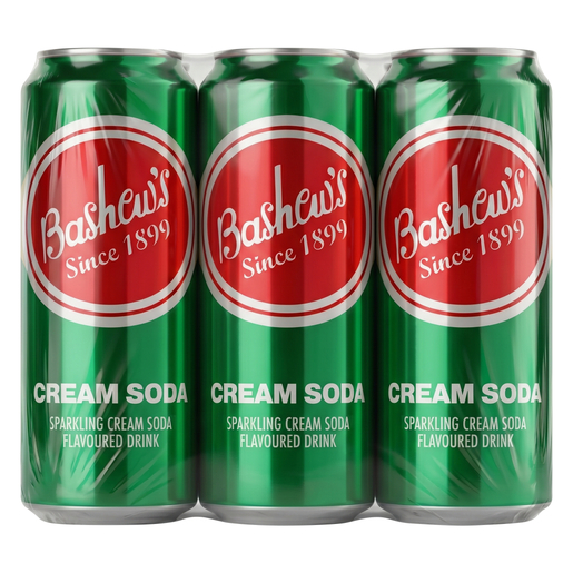 Bashews Cream Soda Sparkling Drink 6 x 300ml | PnP