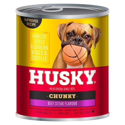 Husky Wet Dog Food Rib Flavour 775g PnP