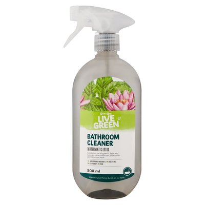 Live Green Bathroom Cleaner Watermint & Lotus 500ml | PnP
