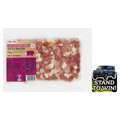 PnP Diced Bacon 1kg