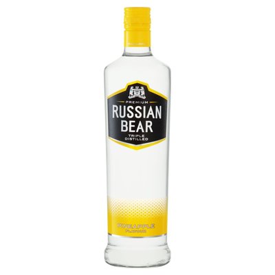Russian Bear Pineapple Vodka 750ml