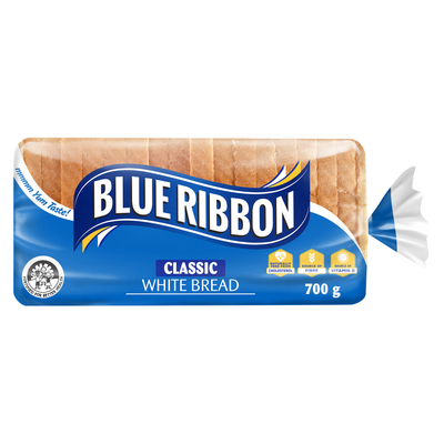 Blue Ribbon Classic White Sliced Bread 700g