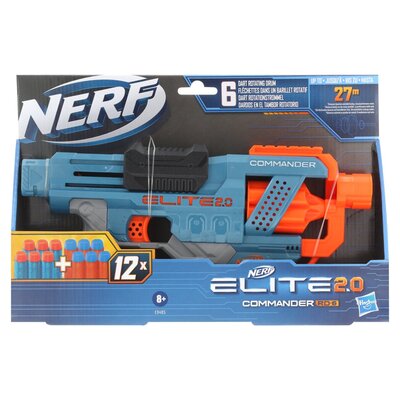 Nerf Elite 2.0 Commander RD6 Foam Dart Gun | PnP