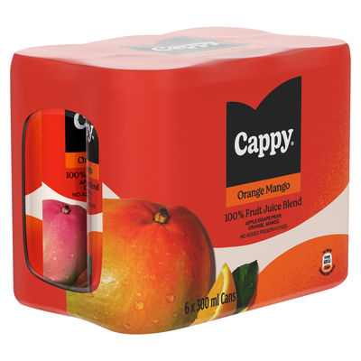 Cappy Orange Mango 100% Fruit Juice Blend 6 x 300ml | PnP