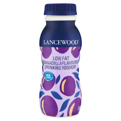 Lancewood Lactose Free Low Fat Vanilla Flavoured Drinking Yoghurt