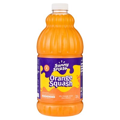 Sunny Splash Orange Squash 2L
