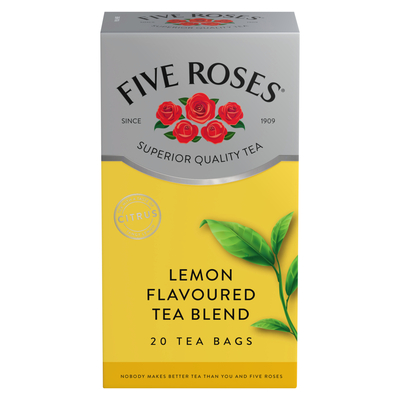 Five Roses Lemon Flavour Tea 20 Pack | PnP