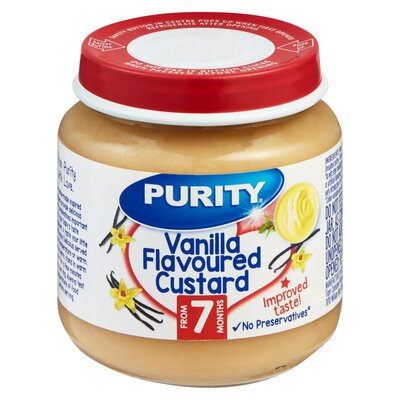 Vanilla custard baby food cheap