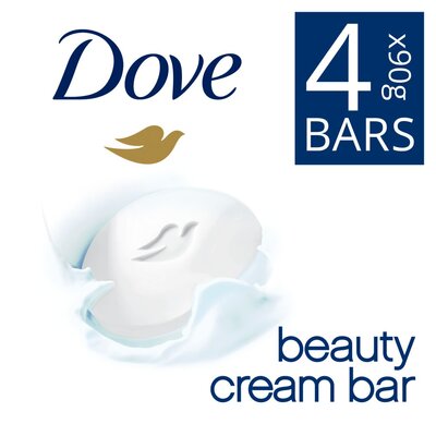 Dove Original White Beauty Soap 4 x 90g