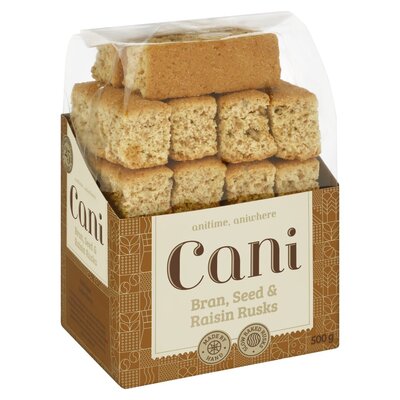 Cani Bran Seed & Raisin Rusks 500g | PnP