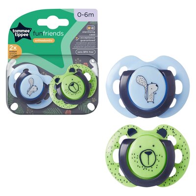 Tommee Tippee Closer To Nature Fun Soother 0-6 Months
