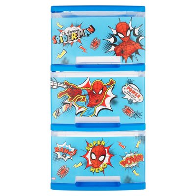 Addis Slimline 3 Drawer Storage Unit Disney Spiderman | PnP