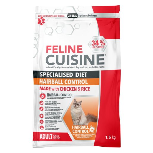 Hairball diet clearance for cats