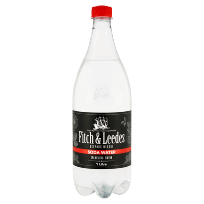 Fitch & Leedes Soda Water 1L