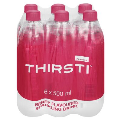 Thirsti Berry Flavoured Water 500ml x 6 | PnP