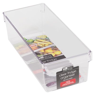 O2 Store Clear Fridge Organizer Rectangle 36cm | PnP