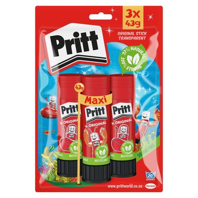 Pritt Glitter Glue - 24 Pack, Glue Sticks