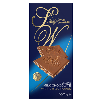 Sally Williams Belgian Dark Chocolate with Roasted Nougat 100g | PnP