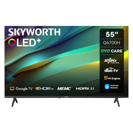 Skyworth 55 Inch 4K QLED Google TV 55Q6700H | Smart Price Specials