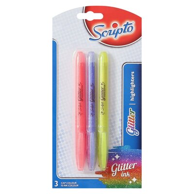 Scripto Assorted Glitter Highlighters 3 Pack | Smart Price Specials ...
