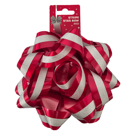 Creative Red Stripe Star Bow | PnP