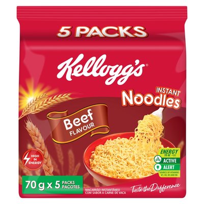 Kellogg's Beef Flavour Instant Noodles 5 Pack