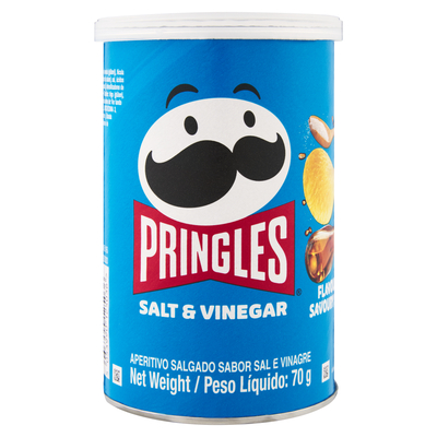 Pringles Salt & Vinegar Potato Chips 70g