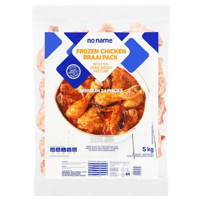 No Name Frozen Chicken Braaipack 5kg