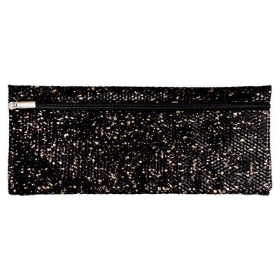 Kenzel Assorted Zip Pencil Bag Plain Pu 33cm | Smart Price